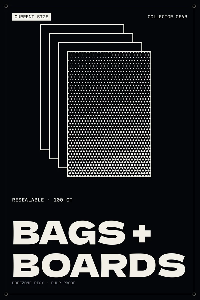 Current-size comic bags and boards (100 pack)